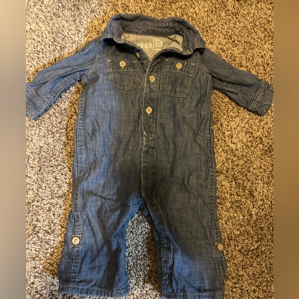 Baby Gap Denim Romper